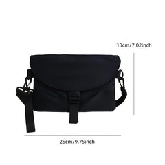 Canvas Crossbody Bag Couple Style Street Creative Shoulder Bag