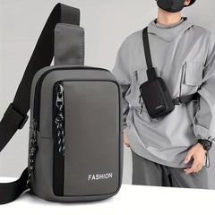 Men's Casual Chest Bag All match Travel Shoulder Bag