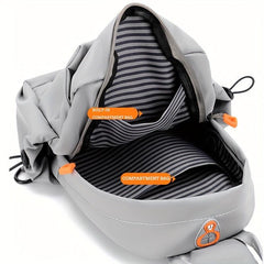 Men's Nylon Crossbody Chest Bag Multifunctional Sling Bag