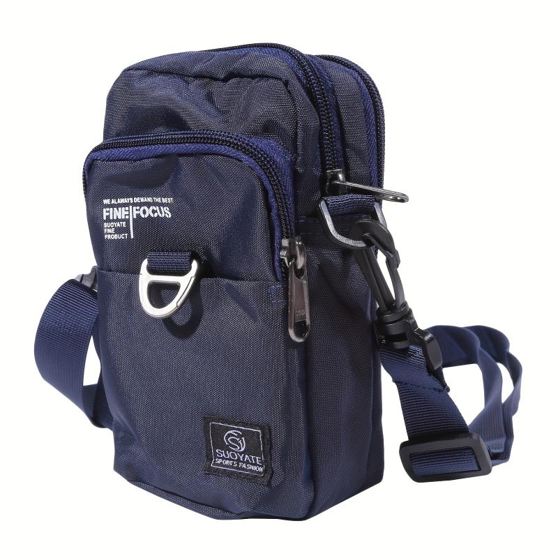 Men's Nylon Mini Crossbody Bag Mobile Phone Bag