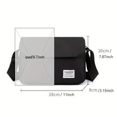 Men's Oxford Cloth Crossbody Bag Shoulder Bag Large Capacity Messenger Bag