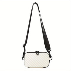Men's Waterproof Mini Square Shoulder Bag for Travel and Outdoor Activities