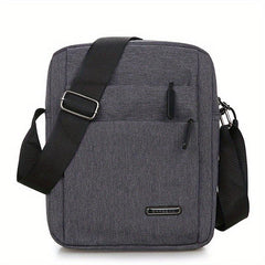 Men's Casual Crossbody Bag Vertical Shoulder Bag Lightweight Messenger Bag