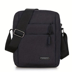 Men's Casual Crossbody Bag Vertical Shoulder Bag Lightweight Messenger Bag