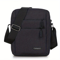 Men's Casual Crossbody Bag Vertical Shoulder Bag Lightweight Messenger Bag