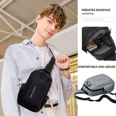 Men's Crossbody Chest Bag Shoulder Bag Messenger Bag For Outdoor Sports Travel
