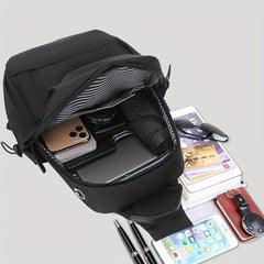 Men's Crossbody Chest Bag Shoulder Bag Messenger Bag For Outdoor Sports Travel