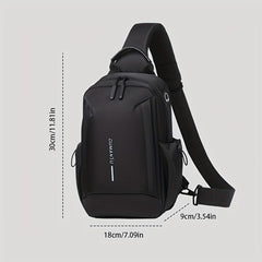 Men's Crossbody Chest Bag Shoulder Bag Messenger Bag For Outdoor Sports Travel