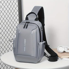 Men's Crossbody Chest Bag Shoulder Bag Messenger Bag For Outdoor Sports Travel