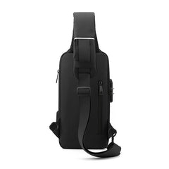 Men's Waterproof Chest Bag w/ USB Port & Lock