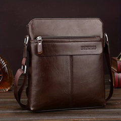 Men's Business PU Messenger Bag Shoulder Bag