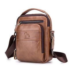 Retro Style Cowhide One Shoulder Small Bag