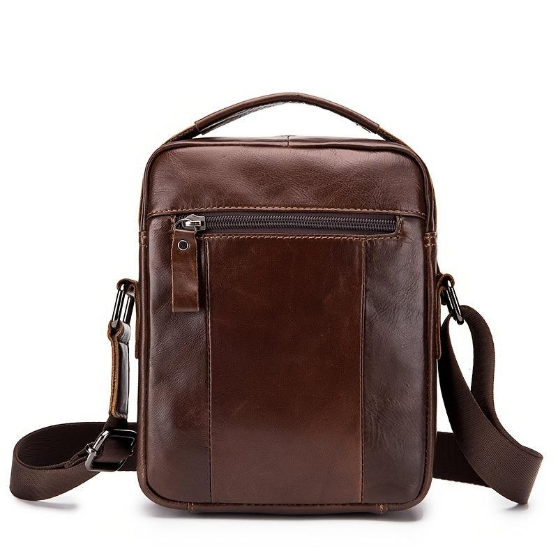 Retro Style Cowhide One Shoulder Small Bag