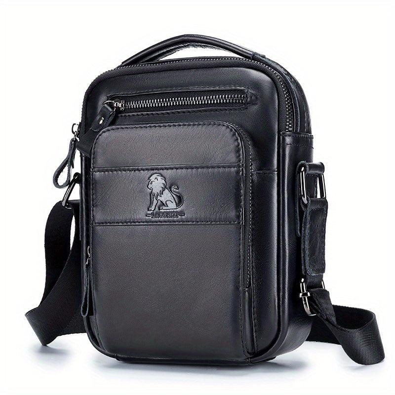 Retro Style Cowhide One Shoulder Small Bag