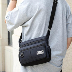 Men's Nylon Crossbody Sport Shoulder Bag Large Capacity