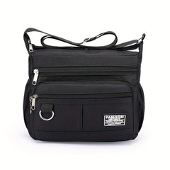 Men's Nylon Crossbody Sport Shoulder Bag Large Capacity