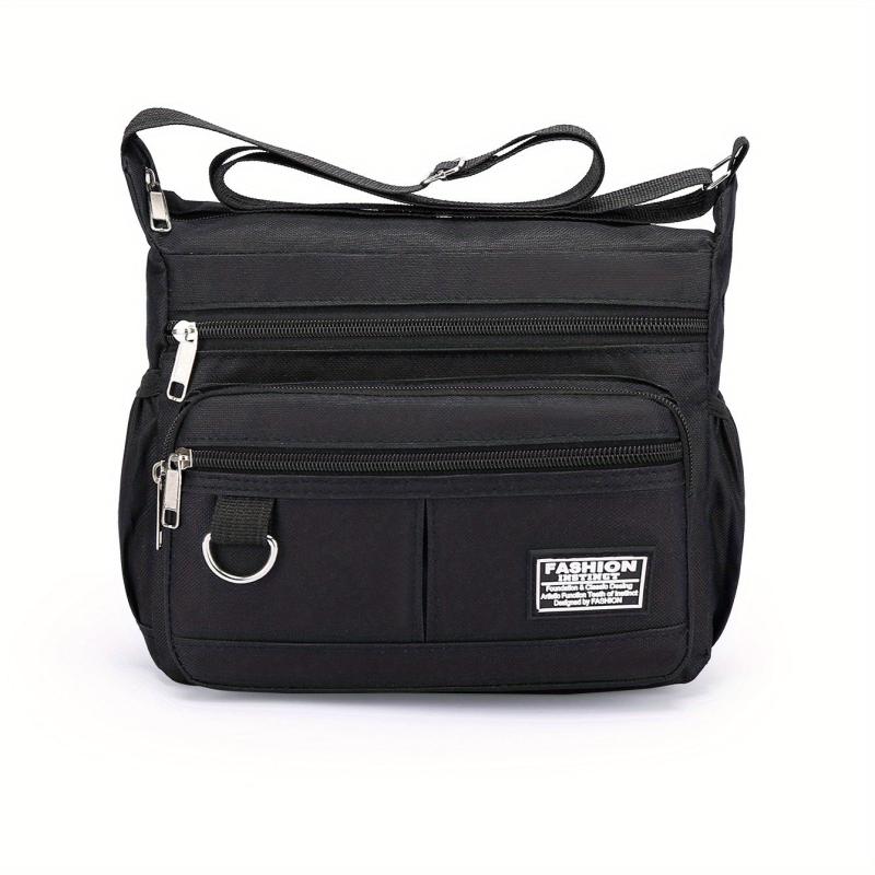 Men's Nylon Crossbody Sport Shoulder Bag Large Capacity