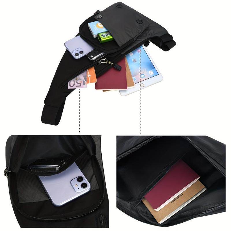 Lightweight Crossbody Bag for Men Hiking Cycling Travel Waterproof