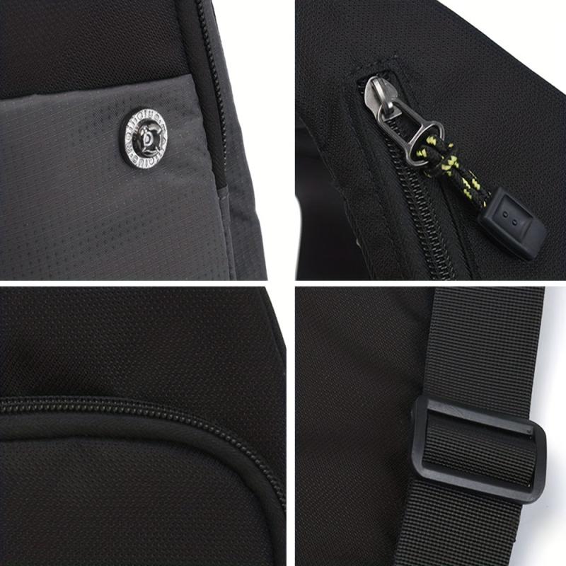 Lightweight Crossbody Bag for Men Hiking Cycling Travel Waterproof