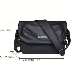 Men's Waterproof Messenger Bag Casual Shoulder Crossbody Bag
