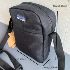 Men's Lightweight Block Shoulder Bag Crossbody Bag