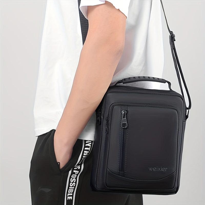 Men's Large Capacity Casual Shoulder Bag for Work Travel
