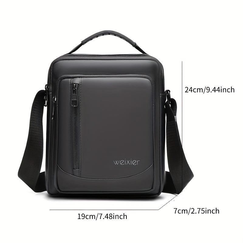 Men's Large Capacity Casual Shoulder Bag for Work Travel