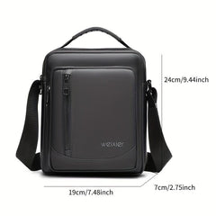 Men's Large Capacity Casual Shoulder Bag for Work Travel