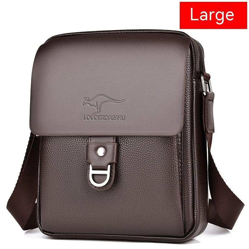 Men's Business Vertical Shoulder Bag Crossbody Bag