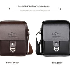 Men's Business Vertical Shoulder Bag Crossbody Bag