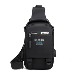 Men's Casual Chest Bag Multifunctional Outdoor Shoulder Bag Crossbody Bag