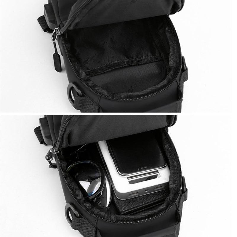 Men's Casual Chest Bag Multifunctional Outdoor Shoulder Bag Crossbody Bag