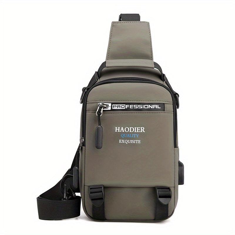 Men's Casual Chest Bag Multifunctional Outdoor Shoulder Bag Crossbody Bag