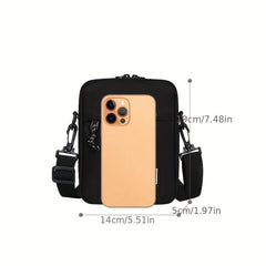 Men's Crossbody Bag Single Shoulder Mobile Phone Passport Storage Bag