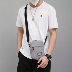 Men's Crossbody Bag Single Shoulder Mobile Phone Passport Storage Bag