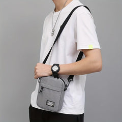 Men's Crossbody Bag Single Shoulder Mobile Phone Passport Storage Bag