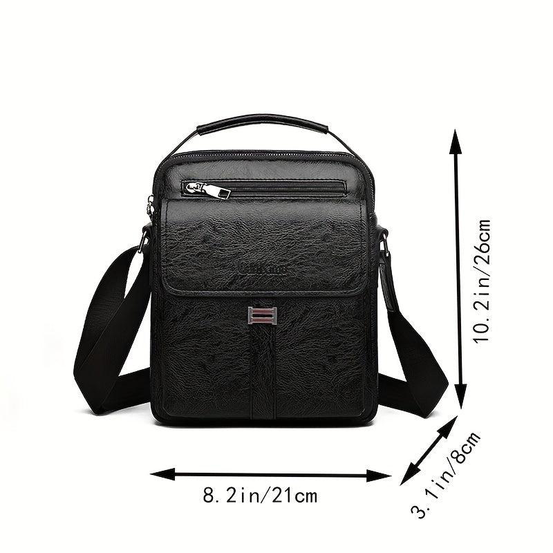 Portable Crossbody Bag Commuter Messenger Bag Vertical Business Casual Men's Bag