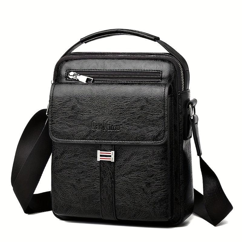 Portable Crossbody Bag Commuter Messenger Bag Vertical Business Casual Men's Bag