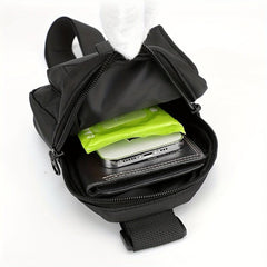 Men's Nylon Crossbody Bag Multifunctional Diagonal Shoulder Bag