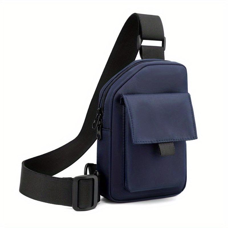 Men's Nylon Crossbody Bag Multifunctional Diagonal Shoulder Bag