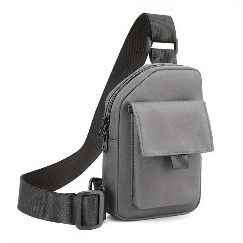 Men's Nylon Crossbody Bag Multifunctional Diagonal Shoulder Bag