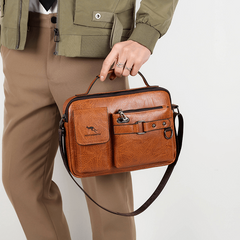 Men's Large Capacity Shoulder Bag Business Messenger Bag