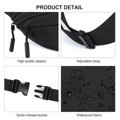 Waterproof Fanny Pack Men Adjustable Strap Casual Bag Bum Bags