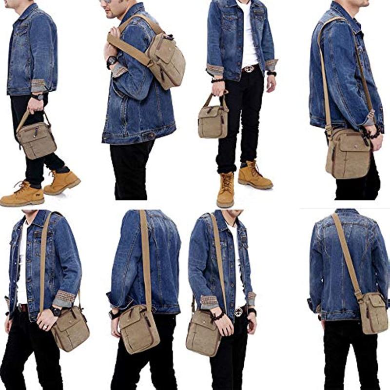 Casual Vintage Canvas Backpack Travel Bag Bucket Bag Duffel