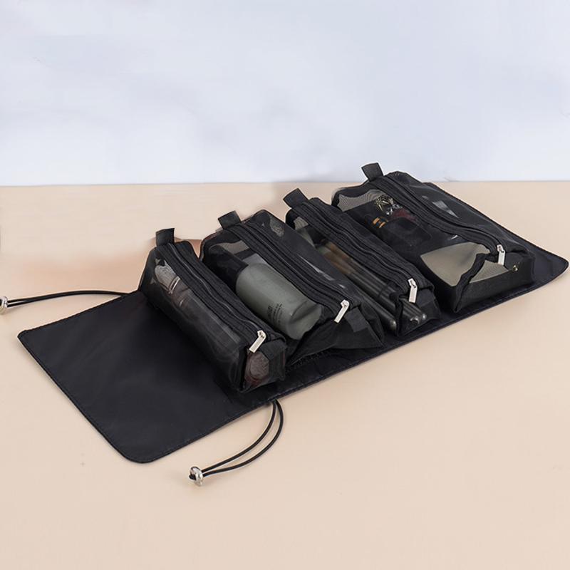 Large Capacity Waterproof Cosmetic Bag Mesh Storage Bag