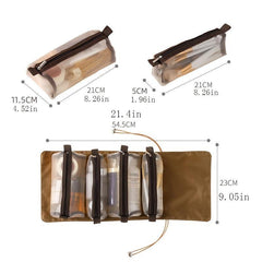Large Capacity Waterproof Cosmetic Bag Mesh Storage Bag