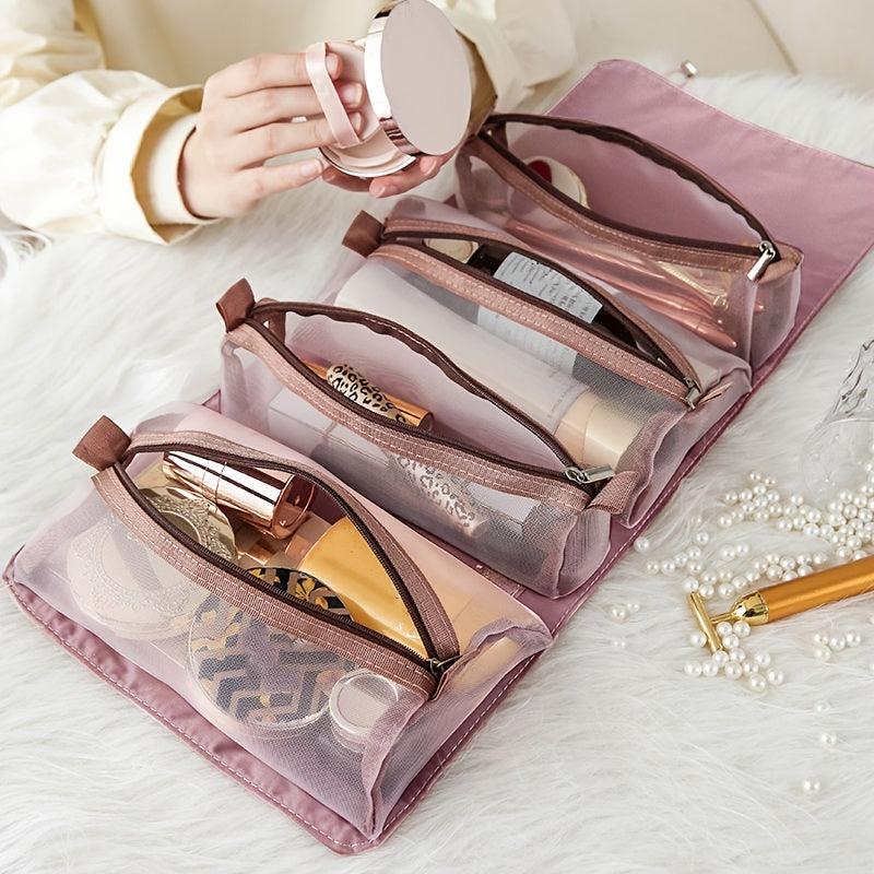 Large Capacity Waterproof Cosmetic Bag Mesh Storage Bag