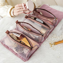 Large Capacity Waterproof Cosmetic Bag Mesh Storage Bag