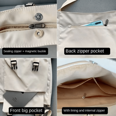 Men's Canvas Shoulder Bag Japanese Harajuku Style Messenger Bag