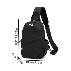 Men's Casual Chest Bag Large Capacity Crossbody Bag